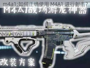 m4a1;如何正确使用 M4A1 进行射击？