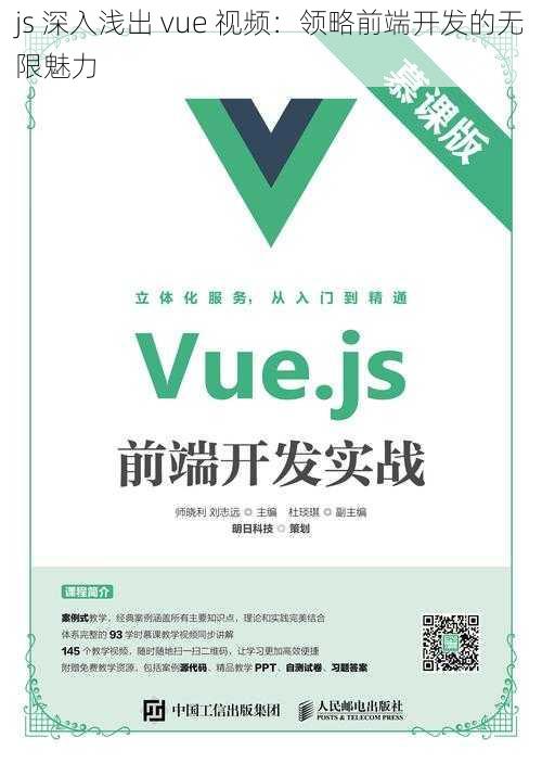 js 深入浅出 vue 视频：领略前端开发的无限魅力