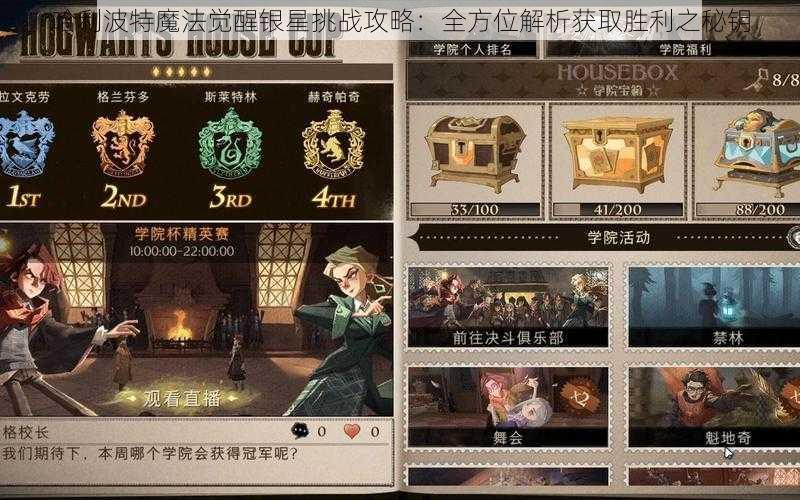 哈利波特魔法觉醒银星挑战攻略：全方位解析获取胜利之秘钥