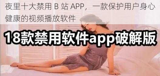 夜里十大禁用 B 站 APP，一款保护用户身心健康的视频播放软件