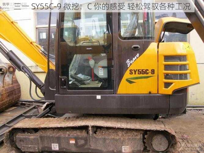 三一 SY55C-9 微挖：C 你的感受 轻松驾驭各种工况