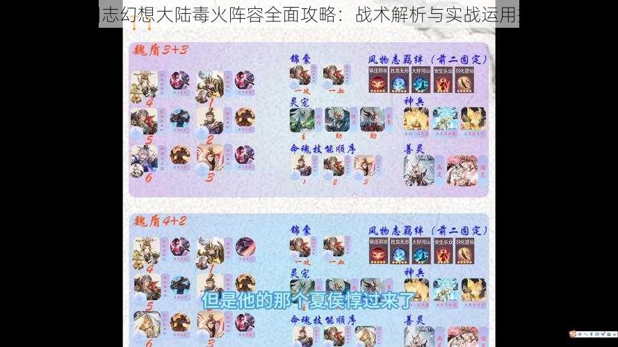 三国志幻想大陆毒火阵容全面攻略：战术解析与实战运用指南