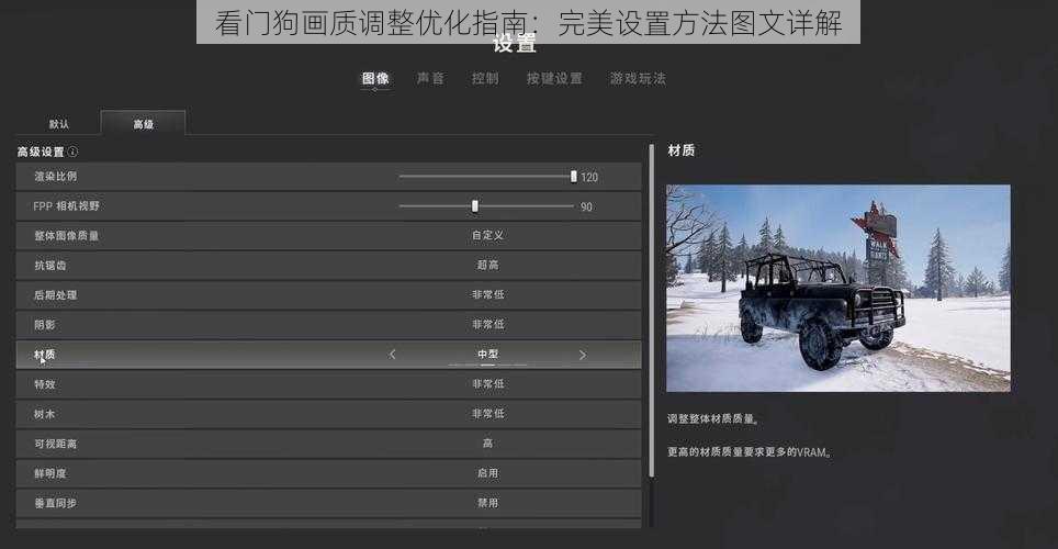 看门狗画质调整优化指南：完美设置方法图文详解