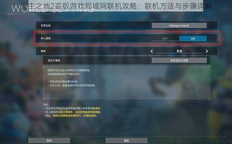 无主之地2盗版游戏局域网联机攻略：联机方法与步骤详解