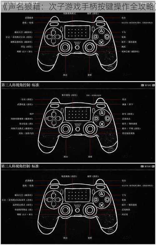 《声名狼藉：次子游戏手柄按键操作全攻略》