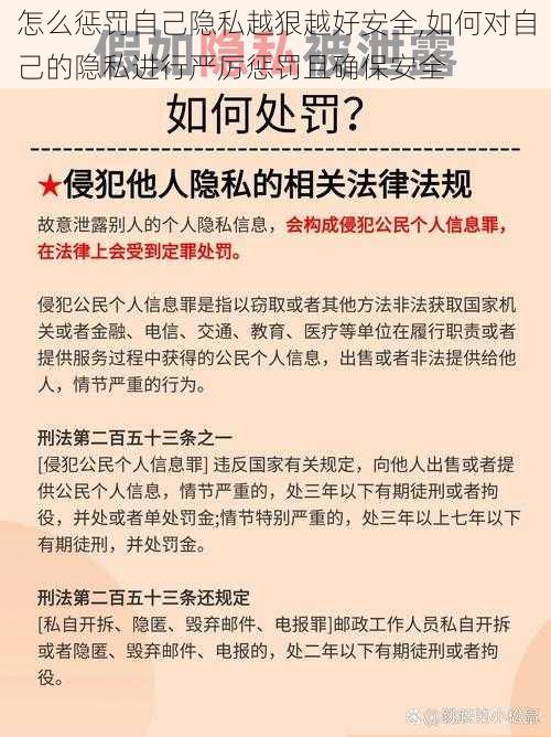 怎么惩罚自己隐私越狠越好安全,如何对自己的隐私进行严厉惩罚且确保安全